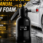 Kit Pulverizador Profissional 2l Snow Foam Potente Com 3 Bicos Spray Cor Transparente + Pincel De Detallado E Toalha De Secagem