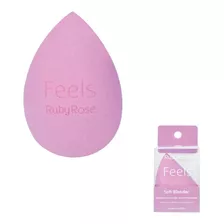 Esponja Feels Ruby Rose Soft Blender Maquiagem Profissional