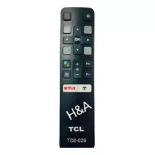 Control-remoto Para Tcl Tv Smartv.