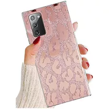 Funda Para Galaxy Note 20 Rosa Dorado Tpu-02