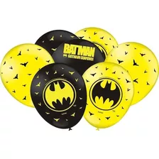 Balão Bexiga Batman Tam. 9 - 25 Unidades Resistente