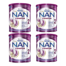 Kit Nestlé Nan Comfor 2 - (4 Latas De 800g) - 6 A 12 Meses