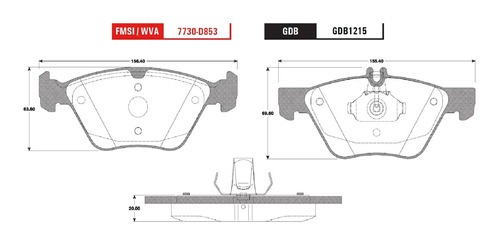 Balatas Delanteras Mercedes-benz E320 2002-2003-2004 Trw Foto 2