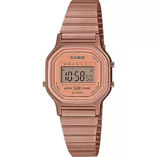 Relógio Casio Feminino Vintage Digital Rose La-11wr-5adf Cor Da Correia Rose Gold Cor Do Bisel Rose Gold Cor Do Fundo Rose Gold