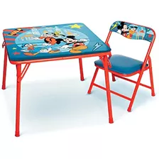 Juego De Mesa De Actividades De Mickey Mouse Jr. Con 1 Silla