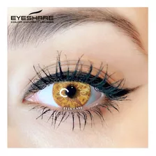 Pupilentes Naranjas Hazel Halloween Lentes De Contacto