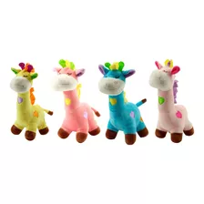 Girafa Pelúcia Infantil Colorida Bebês Menina(o)- Bbr Toys