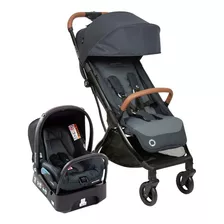 Carrinho De Bebê De Paseio Maxi-cosi Eva Ts Trio Essential Graphite Com Chassi De Cor Preto