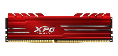 Memoria Ram Gammix D10 Gamer Color Rojo  16gb 1 Xpg Ax4u320016g16a-sr10