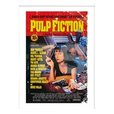 Póster De Película De Tarantino - Afiche Pulp Fiction