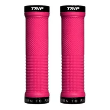 Puños De Bicicleta Trip Grips Doble Ring Pink/black
