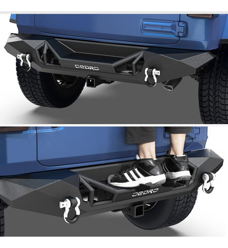 Rear Bumper Compatible With 2007-2018 Jeep Wrangler Jk \u0026 Jku Foto 6