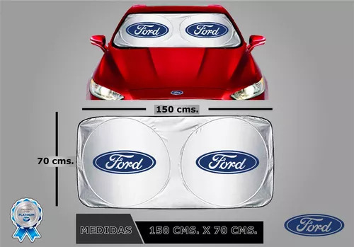 Cubresol Tapasol Con Ventosas Ford Fusion 2015 Logo T2 Foto 3