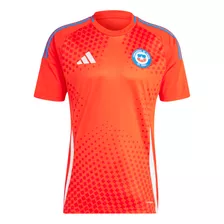 Jersey adidas Futbol Chile Local Fan 24 Hombre Ip8455 Naranj