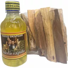 Sahumerio Palo Santo Y Riego Suerte Rápida Kit Prosperidad