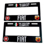 Porta Placas Autos Conmpatible Con Marca Fiat (2 Piezas)