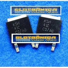 1 Transistor Ksh41c Original Da Taramps 41c Ksh41 Smd