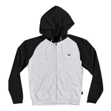 Campera Canguro Quiksilver Everyday Grey Black (c/3 Fijas)