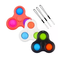 Spinner Pop It Simple Dimple 3 Juguete Anti Stress Sensorial