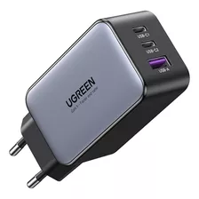 Ugreen Usb-a+2*usb-c 65w Gan Tech Fast Charger