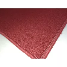 Carpeta Alfombra Boucle Rojo Con Orillado 2x3mts