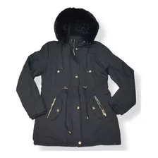 Parka De Gabardina Con Piel Alaska