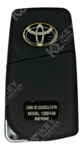 Carcas Llave Navaja Toyota Camry Corola Yaris 2 Botones Foto 2