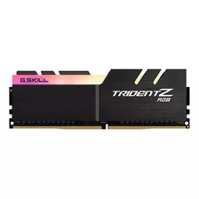 Memoria Ram Trident Z Rgb Gamer Color Negro 16gb (2x8gb) G.skill F4-3600c18d-16gtzr