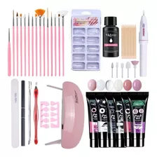 Kit De Uñas De Poligel Para Construcción Rápida De 41 Unidad