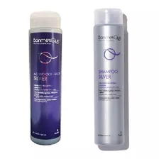 Shampoo + Acondicionador Silver 350 Ml C/u Bonmetique