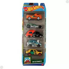 Pack Com 5 Carrinhos Hot Wheels Hw Getawasys 1806a22 Mattel