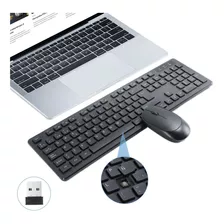 Kit De Teclado Y Mouse Inalámbricos Español Laptop Con Ñ