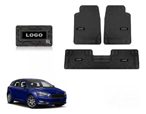 Foto de Tapetes 3pz Class Cov Logo Ford Focus Hb 2019 A 2020