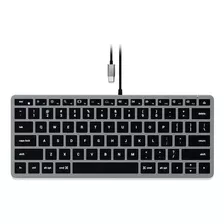 Teclado Com Fio Usb-c Satechi Para Mac St-ucsw1m - Inglês