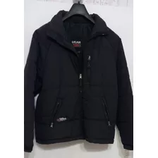 Campera De Hombre Impermeable Negra Sin Capucha Lacar L