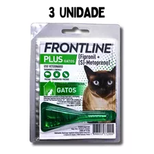 Kit Combo C/ 3 Unidades Frontline Plus Para Gatos