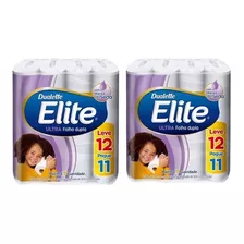 Kit 2 Elite Ultra Com Textura Lisa 12 Rolos De 30m