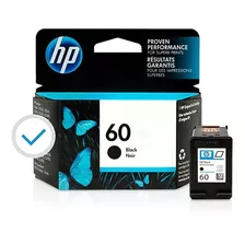 Cartucho De Tinta Hp 60 Negro Original Para Impresora Cc643w