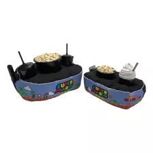 Almofada Porta Pipoca + Almofada Infantil Pipoca Super Mario