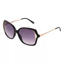 Nine West Gafas De Sol Cuadradas Kourtney Para Mujer, Negro 