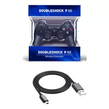 Controles Compatível Ps3 Playstation 3 Sem Fio + 1 Cabo