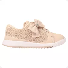 Tenis Infatil Calce Facil Feminino Menina Velcro 22 Ao 30