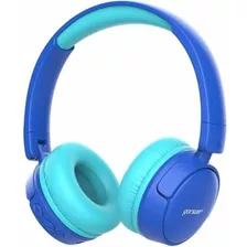 Auriculares Inalámbrico Bluetooth Protección Auditiva Niño Color Celeste/violeta
