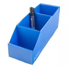 Caja Plastica Gaveta Organizador 30x11x11 2 Divisio Pack 20u