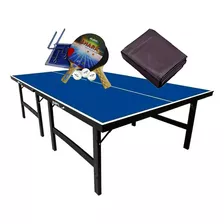 Mesa Ping Pong Mdf18mm 1019 Klopf + Kit Completo 5031 + Capa