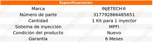 1- Repuesto P/1 Inyector Laser 2.0l 4 Cil 1991/1994 Injetech Foto 2