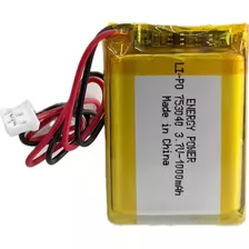 Bateria De Li-po 3,7v 1000mah Lithium-polimero 7.5x30x40mm 