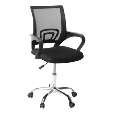 Silla De Escritorio Caster Ergonomica Tapizado Mesh Negro