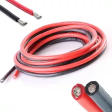 Fio Cabo Silicone 18awg 1 Metro Preto + 1 Metro Vermelho 