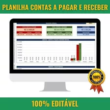 Planilha Contas A Receber E Pagar - Controle Financeiro